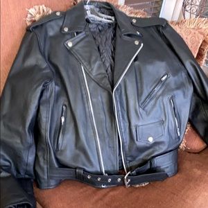 Never worn Men’s leather jacket